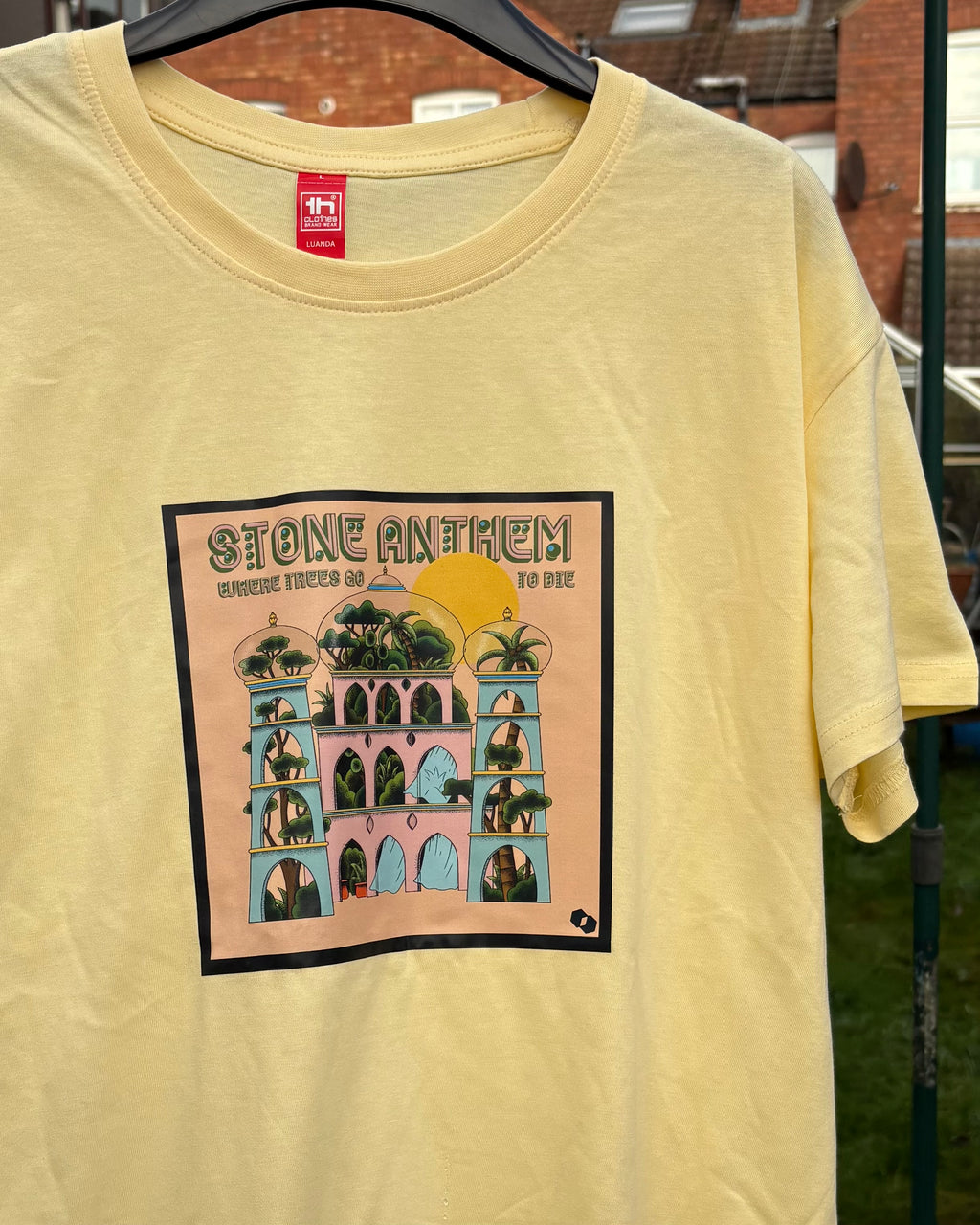 Trees T-Shirt - Pastel Yellow